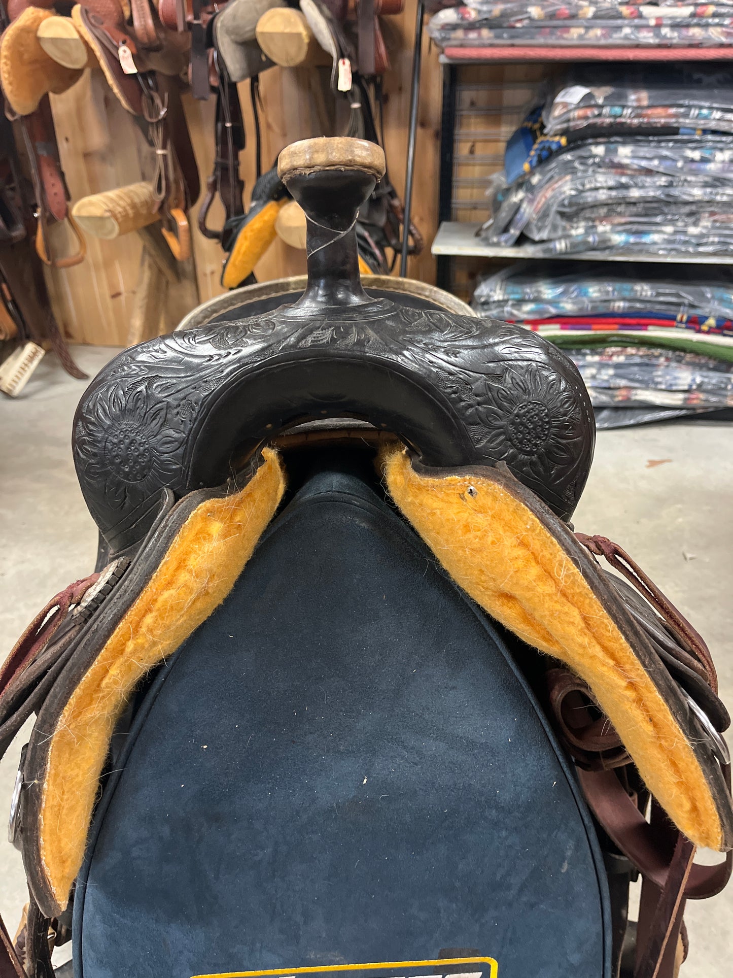 16' Sheridan Ranch Cutter Saddle with tripping collar